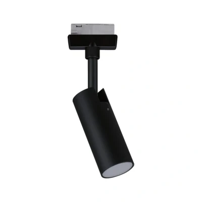 Abbildung von Paulmann Schienensystem Leuchten URail Schienenspot Tubo Einzelspot 166lm 4,5W 3000K 230V Schwarz matt, (1 tlg), Einzelspot, dimmbar