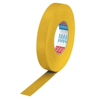 Abbildung von tesa Gewebebänder 25 mm x 50 m gelb