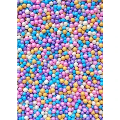 Abbildung von SD Pearls Zuckerstreusel,Bunter Streuselmix,Streudekor für Torten,Cupcakes,Zuckerwatte,Cake Pops und Desserts Zuckerstreusel Babypartys,Kindergeburtstagsfeiern (Mix &quot;Pastel&quot;, 100g)