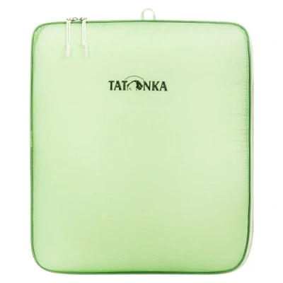 Abbildung von Packwürfel Tatonka SQZY Pouch XL 5l Ultraleichte Packtasche mit Reißverschluss und Klappdeckel ideal zum Sortieren des Reisegepäcks 5 Liter PFC frei hell grün