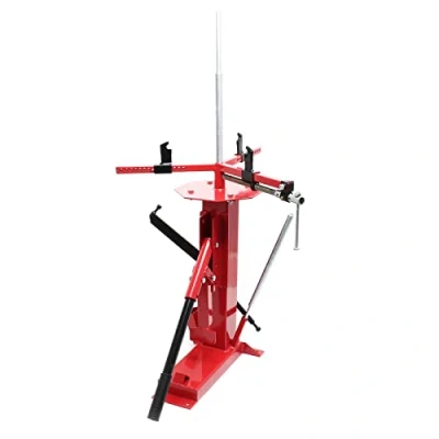 Abbildung von Wiltec Universelles Reifenmontiergerät 4&quot; bis 21&quot; (101,6 533,4 mm), für Achsen Ø 12 25 mm, Reifenmontagegerät aus Stahl zur manuellen Montage und Demontage