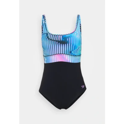 Abbildung von Speedo Womens Shaping Contoureclips Badeanzug, Damen, Größe: 40, Indigo glow