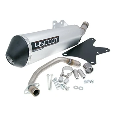 Abbildung von Auspuff Tecnigas 4SCOOT für Piaggio Leader Motor 125 200ccm