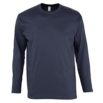 Abbildung von Sols Herren Monarch Longsleeve/T Shirt, Langarm (L) (Marineblau)