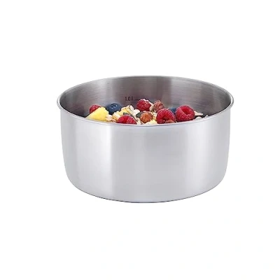 Abbildung von Tatonka Small Pot Multi Camping Topf aus Edelstahl mit 1,4 Liter Fassungsvermögen Volumenskalierung rostfrei &amp; lebensmittelecht