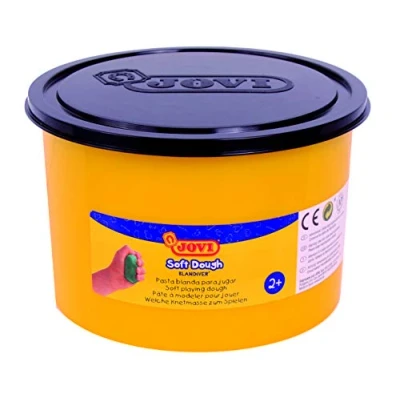 Abbildung von Jovi Knetmasse Soft Dough Blandiver schwarz VE=460g Dose