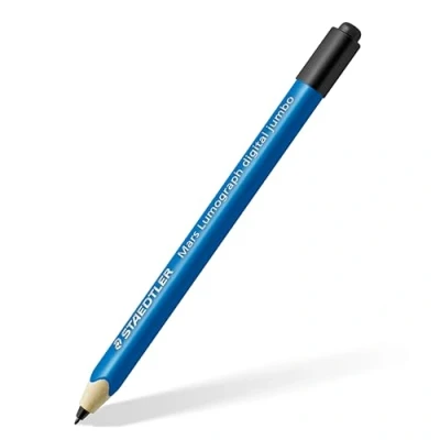 Abbildung von Staedtler Mars digital Jumbo 180J 22. EMR Stylus mit weichem digitalen Radierer. Eingabestift für digitales Schreiben, Zeichnen und Radieren auf Touchscreens (4.096 Druckstufen, 0.7 mm Spitze)