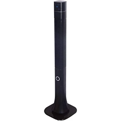 Abbildung von Sichler Haushaltsgeräte Ventilator &amp; Ionisator: 3 stufiger Design Turmventilator mit Ionisator, 75 Oszillation, 60 W (Turmventilator Fernbedienung, Stand und Turmventilatoren, Luftkühler)
