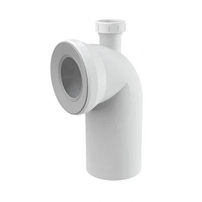 Abbildung von AlcaPlast WC Anschlussbogen, Universal Anschluß Rohr aus PP (Polypropylen)