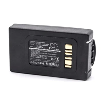 Abbildung von vhbw 1x Akku Ersatz für Datalogic BT 0016 Barcodescanner POS (6800 mAh, 3,7 V, Li Ion)