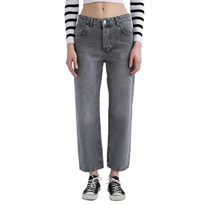Abbildung von DeFacto Damen A0727AX Jeans, Anthra, 32