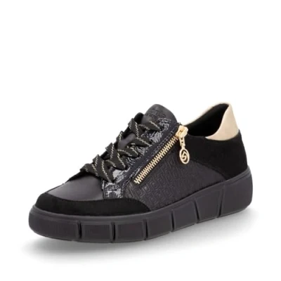 Abbildung von Remonte Sneaker low, Damen, Größe: 45, schwarz black Schuhe