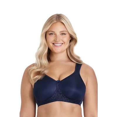 Abbildung von Miss Mary Smooth Lacy Moulded Soft Bra BH Dunkelblau B 105 Damen