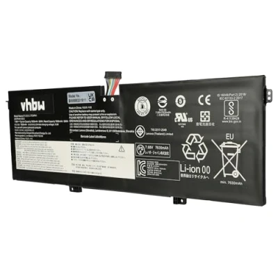 Abbildung von vhbw 1x Akku kompatibel mit Lenovo Yoga C930 13IKB 81C4, 13IKB, C930, 7 Pro Notebook (7600 mAh, 7,68 V, Li Polymer)