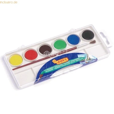 Abbildung von Jovi Aquarellfarbe VE=6x 22ml Farbkasten
