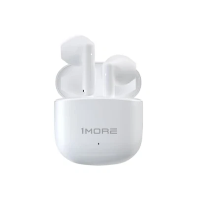 Abbildung von 1MORE Q10 Mini Kopfhörer Kabellos, In Ear Ohrhörer Bluetooth 5.3, Wireless Headphones mit 13mm Treiber, 26 Std. Spielzeit, IPX4 Wasserdicht, 2 Mikros KI, Touch Control, Tiefer Bass (Weiß)