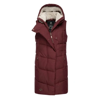 Abbildung von Ragwear Pavla Weste, Damen, Größe: Small, Wine red