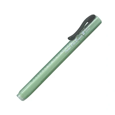Abbildung von Pentel ZE11T D &quot;ClicEraser 2&quot; Radierstift, nachfüllbar mit ZER 2, Gehäuse semi transparent grün, 1 Stück