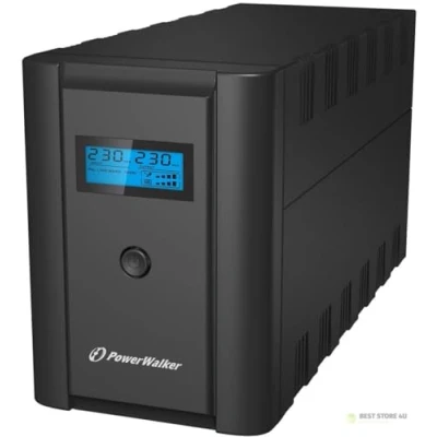 Abbildung von PowerWalker VI 2200 SHL FR UPS 2200VA/1200W, Line Interactive, 10121003 (2200VA/1200W, Interactive HID Driver, 2X CEE 7/5 &amp; IEC)