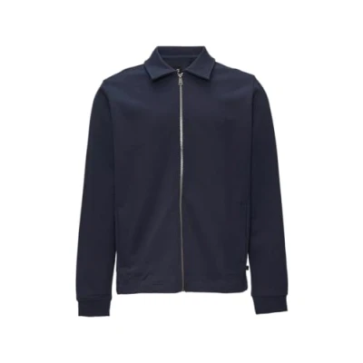 Abbildung von QS MIT Eingrifftaschen Sweatjacke, Herren, Größe: XL, Tiefblau