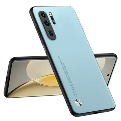 Abbildung von Topme Handyhülle Kompatibel mit Huawei P30 Pro / New Edition (6.47&quot;) Sicherer und Stilvoller Schutz Hellblau