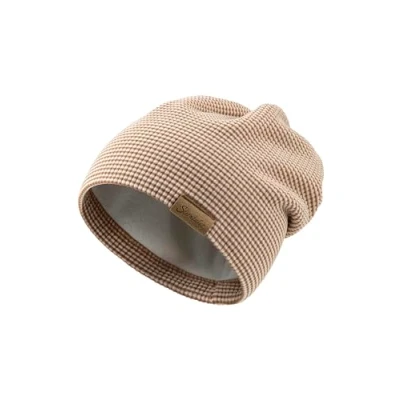 Abbildung von Sterntaler Beanie mit Rippenmuster Baby und Kinder Mütze aus Mischgewebe gefüttert Baumwollfleece Übergangsmütze Jungen rost, 47