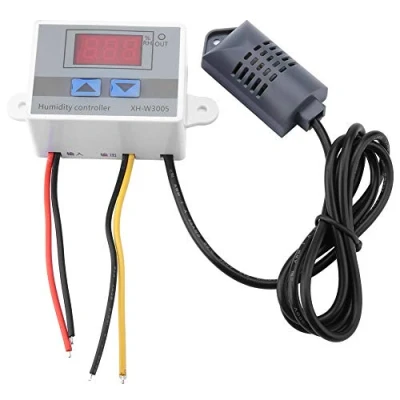 Abbildung von Hilitand Digitaler Hygrometer Schalter Controller XH W3005 Temperatur Feuchtigkeitsmesser Feuchtigkeitssensor 0 99% RH 12V / 24V 220V(220V)