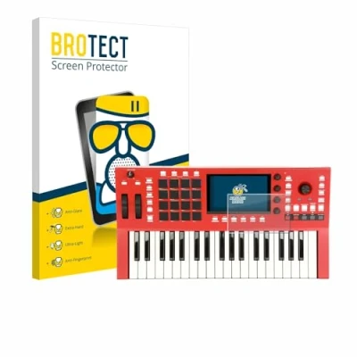 Abbildung von BROTECT Entspiegelungs Schutzglas für Akai Professional MPC Key 37 Schutz Folie Panzerfolie Glas Matt [Extrem Kratzfest 9H, Anti Reflex]