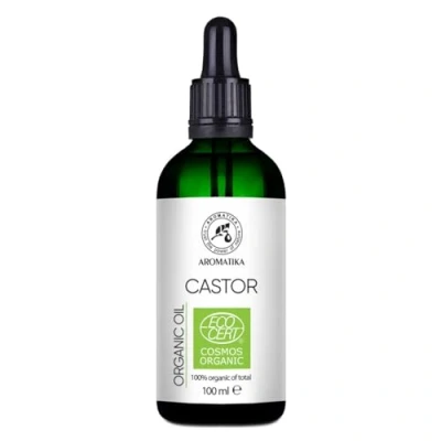 Abbildung von BIO Rizinusöl 100 ml Ricinus Communis Kaltgepresst Naturreine Castor Oil in Lichtschutz Glasflasche mit Pipette Basisöl Öl für Haare und Haut