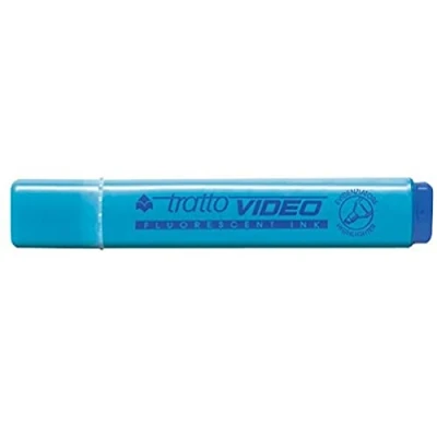 Abbildung von EVIDENZIATORE FLUORESCENTE TRATTO VIDEO AZZURRO