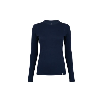 Abbildung von Danish Endurance Langarmshirt, Damen, Größe: Small, Dark navy