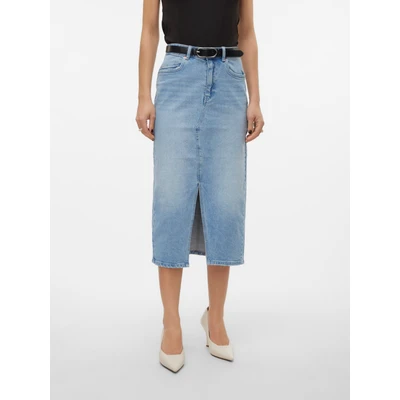 Abbildung von VERO MODA VMVERI HR Calf Denim Skirt GA NOOS