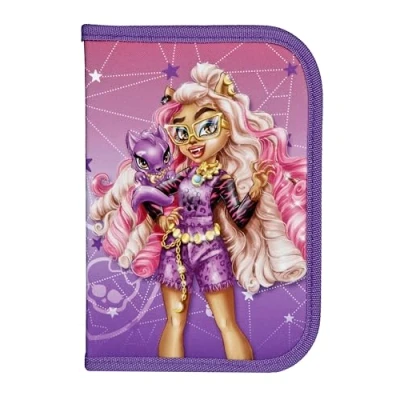 Abbildung von Scooli Gefülltes Schüleretui Monster High Federmäppchen mit hochwertigen Stiften &amp; Zubehör Ideal für Schule, Freizeit und unterwegs ab 6 Jahren
