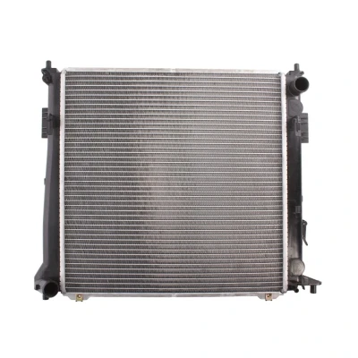 Abbildung von THERMOTEC D70302TT Kühler, Motorkühlung für Fahrzeuge mit/ohne Klimaanlage 458 450 26 Schaltgetriebe Kühlrippen gelötet KIA: cee‘d I Schrägheck