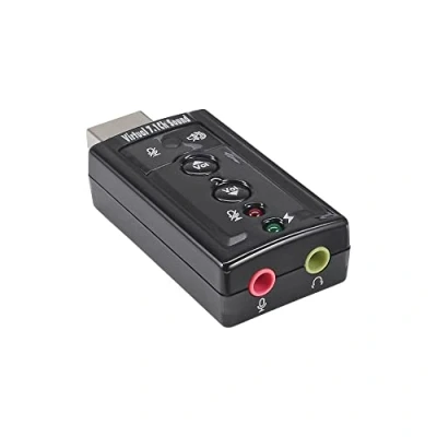 Abbildung von InLine USB Audio Soundkarte, mit virtuellem 7.1 Surround Sound, Kanäle,