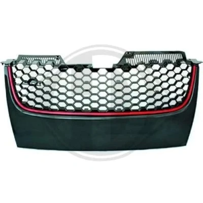 Abbildung von DIEDERICHS HD Tuning 2214840 Kühlergrill Rot, schwarz VOLKSWAGEN: Golf 5 Schrägheck kfzteile, kfzteile24, bandel online, bandel, atp autoteile, mister