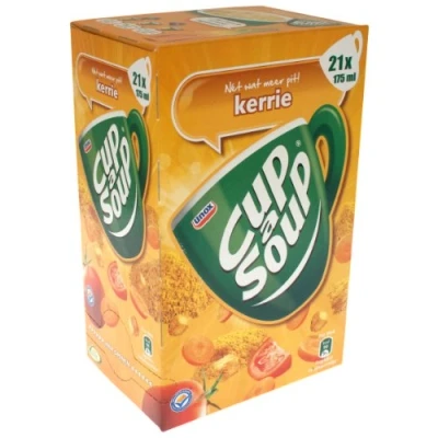 Abbildung von Unilever Currysuppe, Coup a Soup, Tütensuppe, Tassensuppe, 21 x 175ml