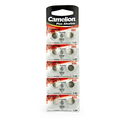 Abbildung von 10 Camelion AG6 LR69 Knopfzelle Lang Verfallstag