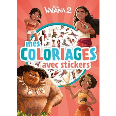 Abbildung von VAIANA 2 Mes Coloriages avec stickers DISNEY PRINCESSES