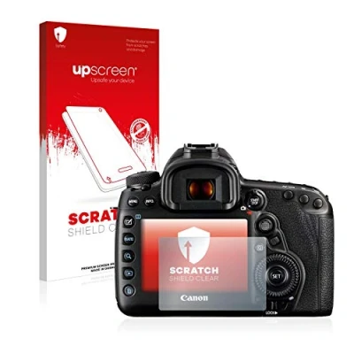 Abbildung von upscreen Schutzfolie für Canon EOS 5D Mark IV Kristall klar, Kratzschutz, Anti Fingerprint