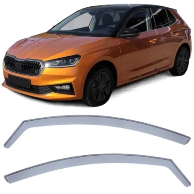 Abbildung von Windabweiser Regenabweiser Windschutz Schwarz Smoke für Skoda Fabia ab 21