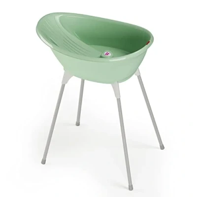 Abbildung von OKBABY Bella Kit mit Halterung, gemütliche Badewanne für Neugeborene und Babys von 0 12 Monate Grün