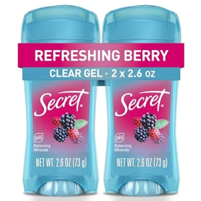 Abbildung von Secret Scent Expressions So Very Summerberry Clear Gel Antiperspirant/Deodorant, 160 ml (Pack of 2), Summerberry, 150