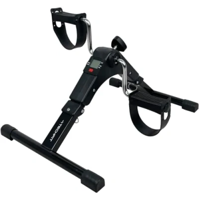 Abbildung von TechFit Pedal Ausbilder, Mini Heimtrainer für Heim und Büro, leichte Trainingsmaschine Arme Beine, mit LCD Display, geeignet Erholung leichtes Ausbildung