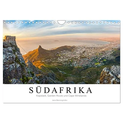 Abbildung von Südafrika: Kapstadt, Garden Route und Cape Winelands (Wandkalender 2025 DIN A4 quer), CALVENDO Monatskalender