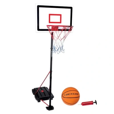 Abbildung von Dunlop Basketballkorb Basketballset Höhenverstellbar 165 205cm Einschließlich Basketball und Pumpe Für Kinder