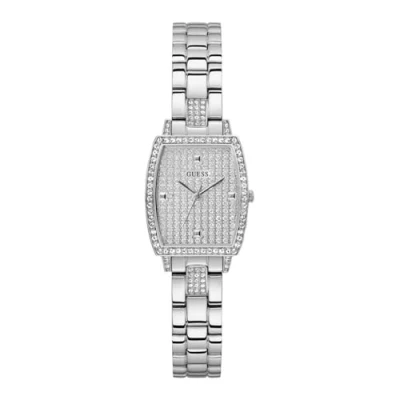 Abbildung von Guess Uhr silvercoloured, Damen, Größe: One Size, Silver coloured