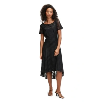 Abbildung von Vera Mont Damen Cocktailkleid Kurzarm Schwarz,36