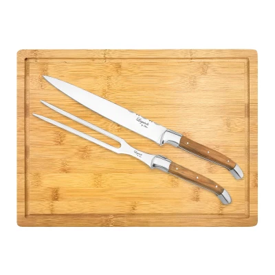 Abbildung von HAWS Laguiole Tranchier Messer Set inkl. Schneidebrett