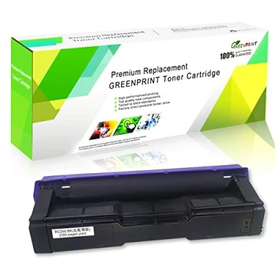 Abbildung von GREENPRINT Kompatible Tonerkartuschen SP C250 C261 Schwarz 2300 Seiten mit Hoher Kapazität für RICOH Aficio C250DN C250SF C261SFN C261SFNw C261DNw C260 C260DNW C260SFNW Laserdrucker
